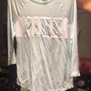 Pink long sleeve tee